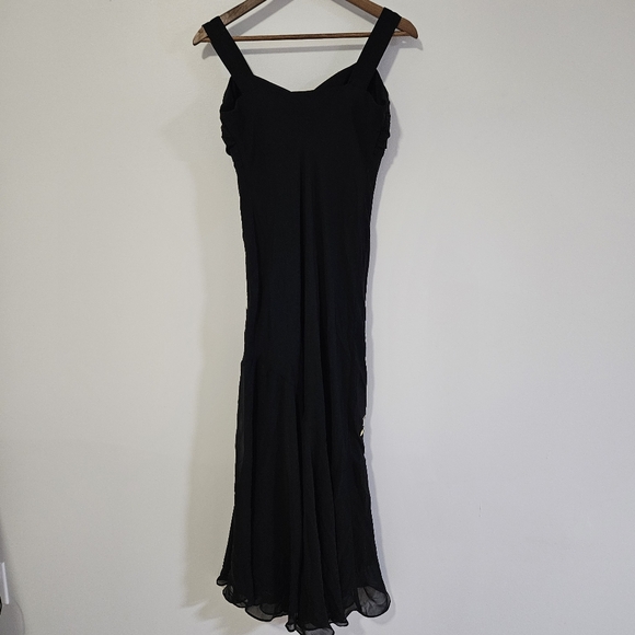 VTG Whimsigoth Babydoll Floral Embroidered Slip Dress Asymmetrical Fairy 12 - Picture 2 of 8